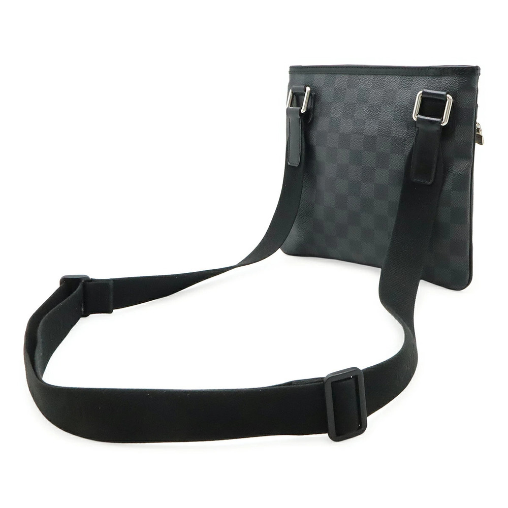 Louis Vuitton Graphite Black Crossbody Square Damier Bag Thomas Black
